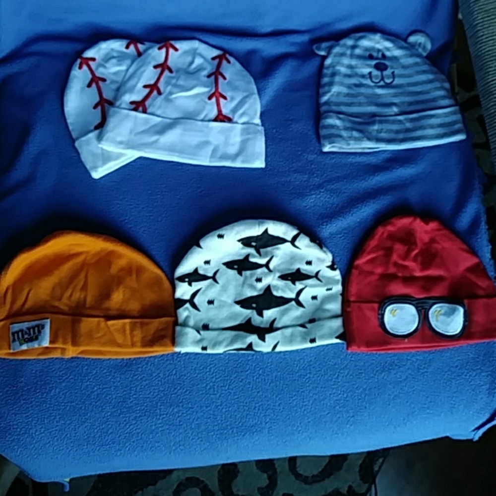 Baby beanie bundle 3-18 months